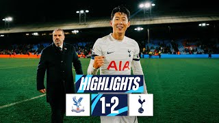 CRYSTAL PALACE 12 TOTTENHAM HOTSPUR  PREMIER LEAGUE HIGHLIGHTS  FOUR WINS IN A ROW [upl. by Duyne226]