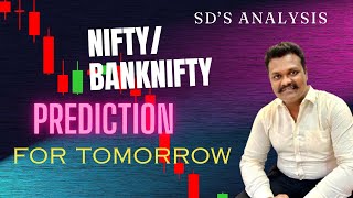 Nifty prediction for tomorrow  Nifty bank nifty prediction SD’s Analysis [upl. by Einra778]