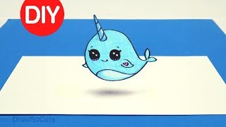 How To DIY 3D Optical Illusion Fun  Narwhal [upl. by Akered]