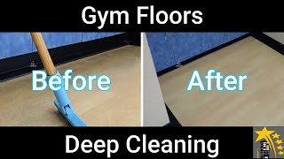 quotHow to Deep Clean LVT Gym Floorsquot cleaningtips cleaning floorcleaning [upl. by Arob325]