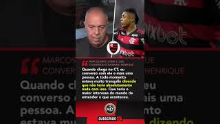 Marcos Braz traz detalhes da conversa com Bruno Henrique sobre investigação flamengo BrunoHenrique [upl. by Enyale]