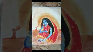 Ma kali drownig 🖌✍️😍art artforum drawing painting love like comment shortvideo [upl. by Ame]