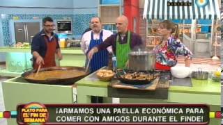 Paella de pescados y mariscos económicas Parte 2 [upl. by Norit]