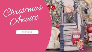 Carnation Crafts TV  Christmas Awaits Launch Part 1 [upl. by Nedah]