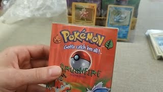 POKÉMON 19992000 SEALED BOX OF THEME DECK PART 2  BRUSHFIRE THEME DECK 🔥🔥🔥 [upl. by Catlin]