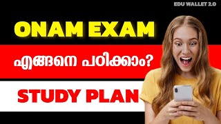 PLUS TWO ONAM EXAM TIME TABLE amp STUDY PLAN👍 [upl. by Solracsiul]