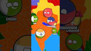 Roasting War India🇮🇳 VS China🇨🇳 in nutshell animation countryball funny countries [upl. by Pax]