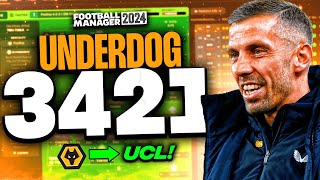 Gary ONeils ULTIMATE Underdog 3421 FM24 Tactics  Best FM24 Tactics [upl. by Edd]