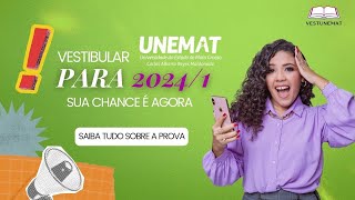 VESTIBULAR UNEMAT MEDICINA 2024  Quer entrar em Medicina na faculdade pública Assista o vídeo [upl. by Akeinahs]