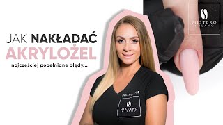 💅Jak nakładać akrylożel  Najczęstsze błędy w metodzie akrylożelowej  Mistero Milano💅 [upl. by Duwad]