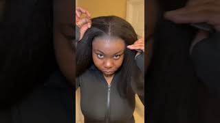 Details lace front wig install and style tutorial，try your wig following the video tutorial fyp [upl. by Analise]