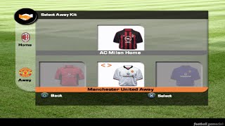 FIFA 2003  Milan VS Manchester United  Gameplay [upl. by Nottap]