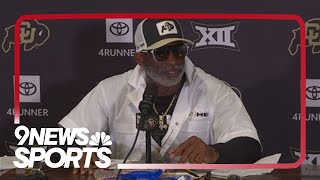 Deion Sanders spars with local Colorado media members refuses questions [upl. by Kingsbury550]