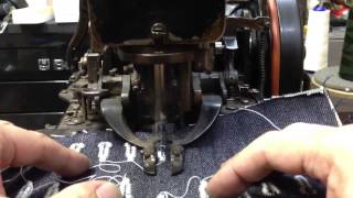 SINGER 99W Key hole sewing machine [upl. by Rick]