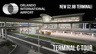 THE BRAND NEW ORLANDO INTERNATIONAL AIRPORT TERMINAL C Tour and Walkthrough [upl. by Royd241]