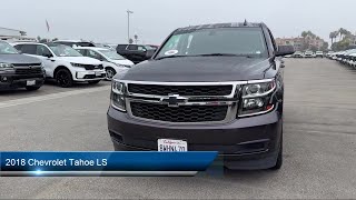 2018 Chevrolet Tahoe LS Costa Mesa Newport Beach Irvine Huntington Beach Orange [upl. by Eceryt]