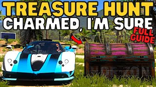 Forza Horizon 5How to complete treasure hunt CHARMED IM SUREFH5 Treasure chest location [upl. by Inittirb]