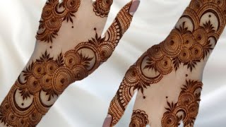 महाशिवरात्रि Special Mehndi Design For Back Hand ll Easy Latest Arabic Mehndi Designs For Back Hand [upl. by Nyrad]