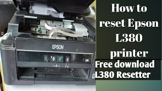 Epson L380 Resetter Free Download  Epson l380 Reset [upl. by Yursa]