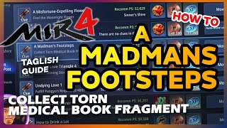 Mir4 A Madmans Footsteps collect torn medical book fragment Tagalog Tutorial [upl. by Acirat554]