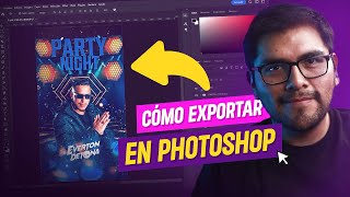 Cómo guardar un diseño para redes sociales desde Photoshop [upl. by Rhodie93]