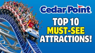 Cedar Points Top 10 MUSTSEE Attractions [upl. by Viola]