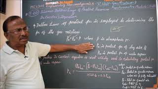 Daltons Law of Partial Pressure  M520  Engineering Thermodynamics in Tamil [upl. by Uamak]