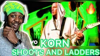 FIRST TIME HEARING KORN  Shoots and Ladders REACTION 🔥‼️ [upl. by Dall]