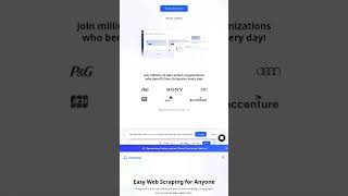 Web Scraping Tool amp Free Web Crawlers  Octoparse shorts [upl. by Rudolph727]