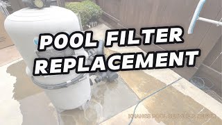 POOL FILTER REPLACEMENT [upl. by Eenat200]