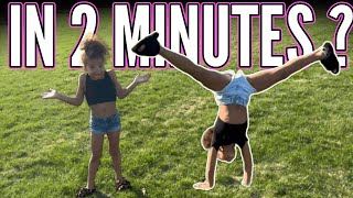 How To Do A Cartwheel For Kids In 2 Minutes [upl. by Ardnasella]