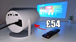 Samsung Freestyle Clone for ONLY £54 Smart Android Projector HY300 [upl. by Ynnej325]