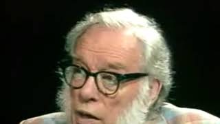 Isaac Asimov documentary 1988 interview on mans psychology 30 years later nothing changed [upl. by Ahseiym]