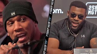 ANGRY Anthony Joshua SNAPS on Big Baby Miller HEATED VERBAL exchange ensues at press conference [upl. by Eiryt]