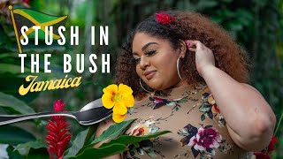 Eat Flowers at Stush in the Bush Jamaica Vegetarian experience [upl. by Linden]