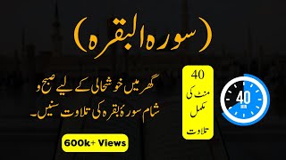 Surah AlBaqarah Recitation Full amp Fast  Surah Baqarah Tilawat Relaxing Quran Recitation Complete [upl. by Arebma]