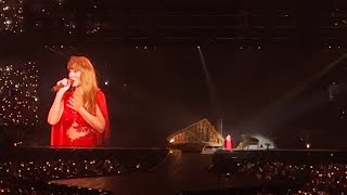 Taylor Swift  The Eras Tour Vancouver N2 Champagne Problems Ovation [upl. by Odo]