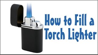 How to Fill A Torch Lighter With Butane  BoredParacord [upl. by Esirehs953]