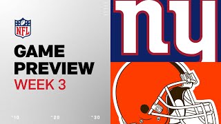 New York Giants vs Cleveland Browns  2024 Week 3 Game Preview [upl. by Park]