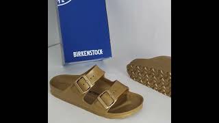 Sandalias BIRKENSTOCK Arizona Eva Glamour Gold [upl. by Ailuj]