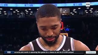 Mikal Bridges drops 38 points in win over Hawks [upl. by Shepard]