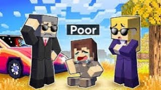 Adopted By BILLIONAIRE family in Minecraft [upl. by Dachi335]