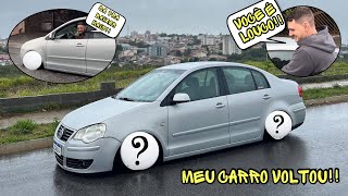 REBAIXEI MEU CARRO ATÉ ANDAR ARRASTANDOlevei pros meus amigos ver LOWVLOG [upl. by Eirb]