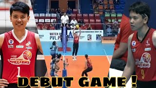 Kim Fajardo Debut Game Highlights as a PLDT Flying Hitter [upl. by Maribelle]