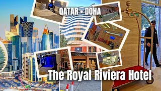 48 🏢 The Royal Riviera • HotelTour RoomTour Details Design • DOHA • QATAR • Dec 15 2023 [upl. by Rakel]