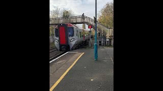 Class 197 Passing Nantwich For Manchester Piccadilly 10112024 [upl. by Tilney698]