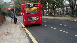 Fast driverC11 to archwayFrom Brent cross to Hampstead school DE1128 LK10BYU [upl. by Nylirem]