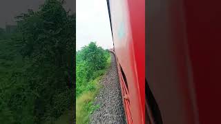 12246 Duronto Express at Curve near baleswar train indianrailwayshighspeedtrain [upl. by Nrubua]