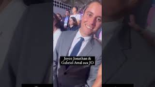 Joyce Jonathan a assisté aux épreuves des JO à côté de son ex… Gabriel Attal 😮  Voici [upl. by Asilad]