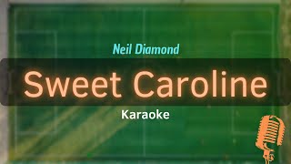 Sweet Caroline  Neil Diamond Karaoke with Lyrics [upl. by Sajovich]